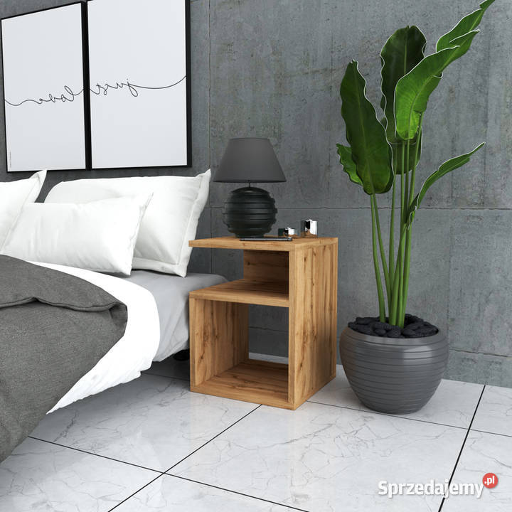 Szafka Nocna Drewniana Stolik Rtv Bez Szuflady 41cm