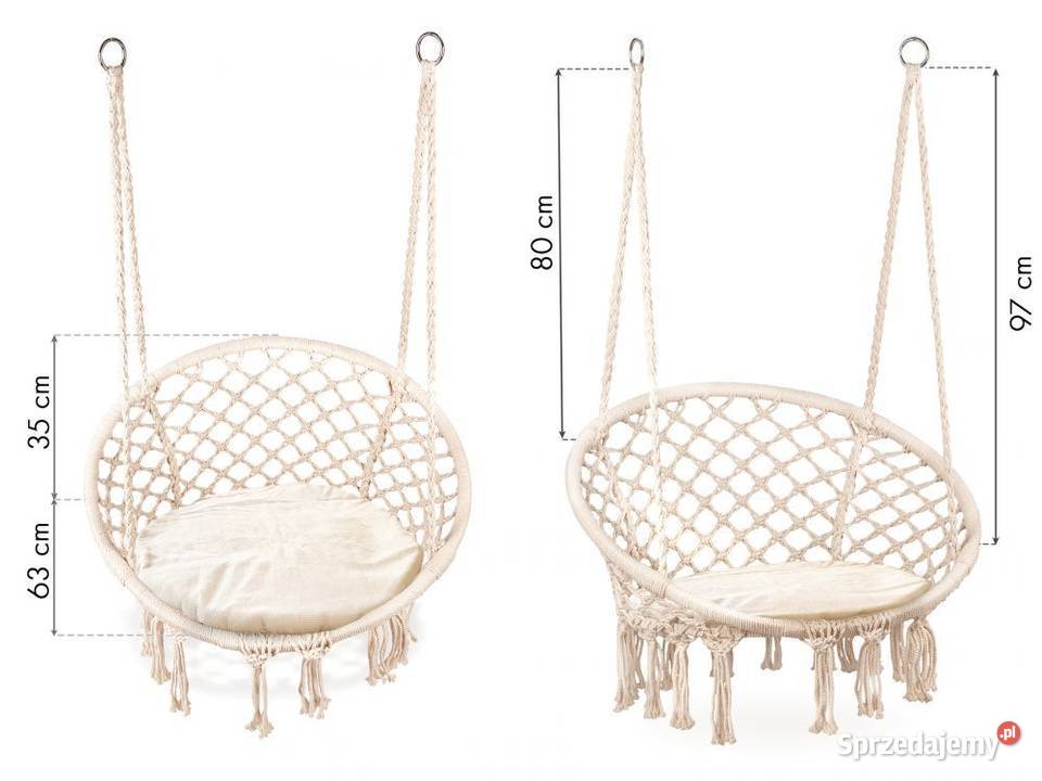 Fotel wiszący huśtawka ogrodowa bocianie gniazdo Bielsk Podlaski sprzedam