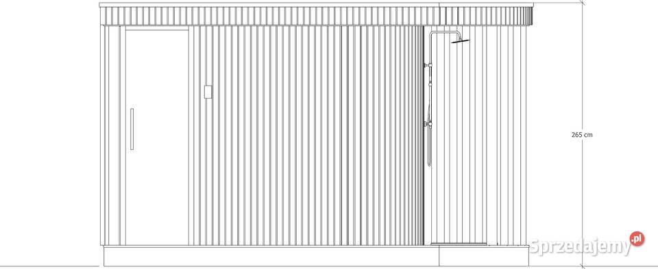 Sauna ogrodowa Alto 410 x 250 śląskie Bielsko-Biała