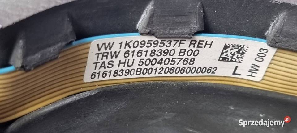 KIEROWNICA VOLKSWAGEN TOURAN 1P0959542 Pozostałe Lipno