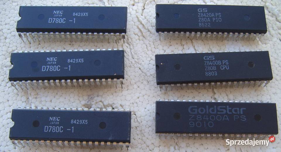 Zilog Z80A PIO GoldStar Z80B Nec D780C Z8400A Wrocław sprzedam
