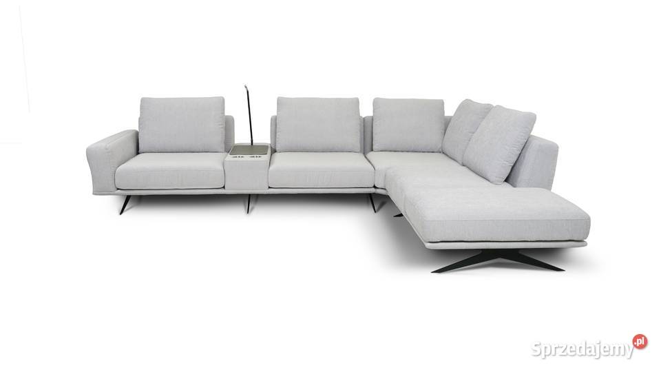 Narożnik Sines z barkiem w tkaninie DENVER 300 95cm Woźniki