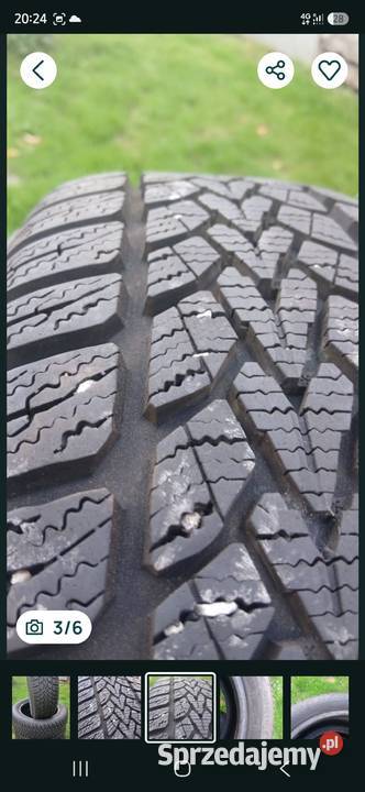 Opony 1855515 zimowe Dunlop Zielona Góra sprzedam