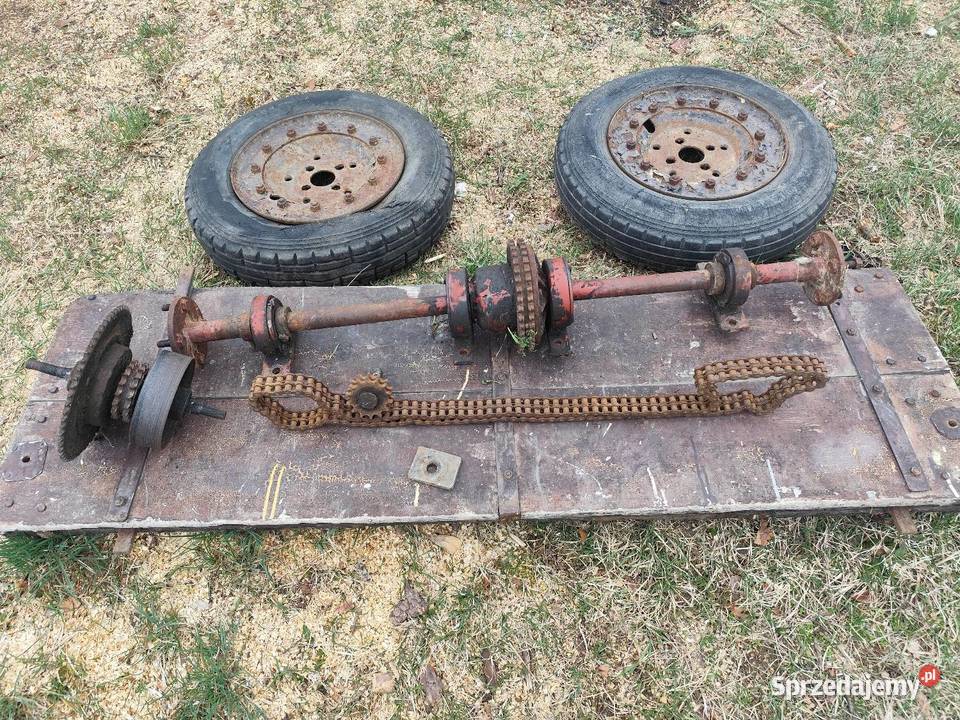 Tylna oś z mechanizmem różnicowym trójkołowiec Przeworsk sprzedam