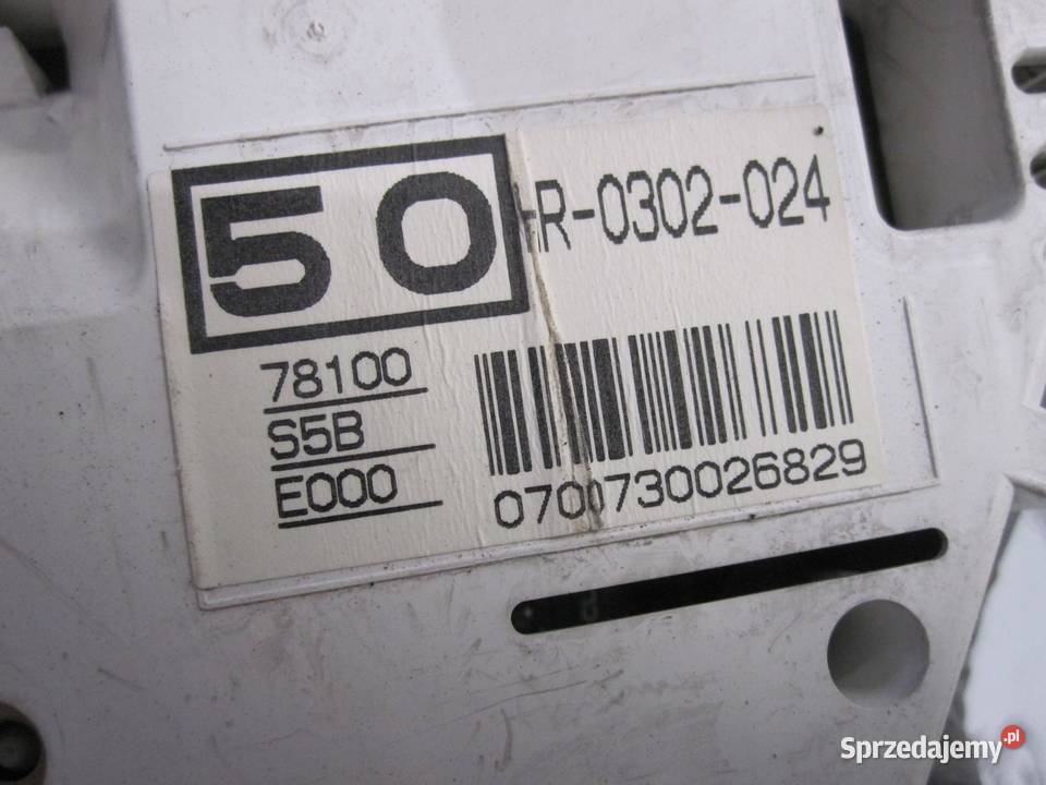 CIVIC VII 03r licznik zegary 78100S5B ANGLIK