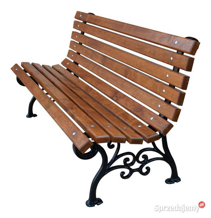 Ławka żeliwna drewniana klasyczna dł 150 mazowieckie Warszawa sprzedam