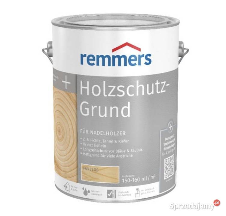 Grunt do drewna Remmers nowy 5L Warszawa