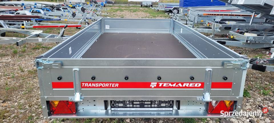 Przyczepka platforma 3x15 TEMARED tandem 750DMC Do samochodów osobowych Piła sprzedam