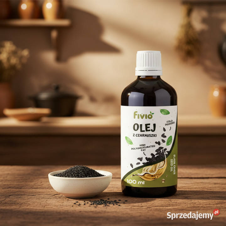 Olej z czarnuszki zimnotłoczony 100ml podkarpackie Brzozów