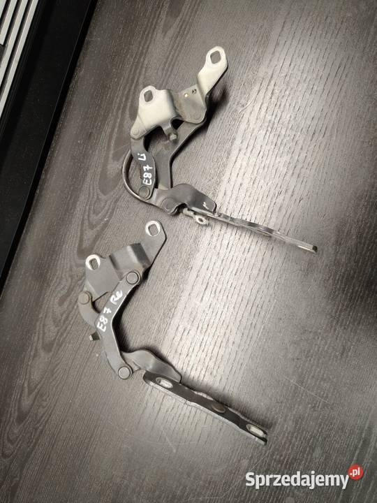 Bmw e87 zawiasy maski przód lewy prawy komplet łódzkie Aleksandrów Łódzki