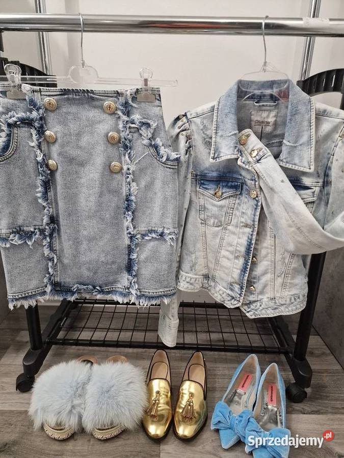 Spódnica Jeansowa Balmain XS S