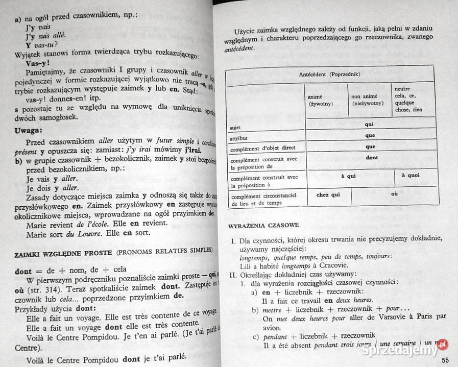 Un mois a Paris kl 3 LO Janina Glanowska Rok wydania 1993 Pozostałe Chełm