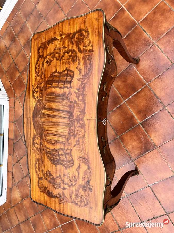 Biurko francuskie ludwik XV barokowe antyk Sulbiny sprzedam