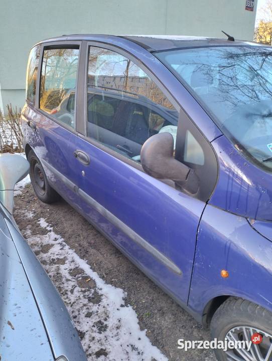 OKAZJA Zaproponuj cenę Multipla brak przegladu diesel Łódź sprzedam