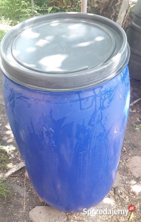 beczka plastikowa 120L z deklem czysta Warszawa