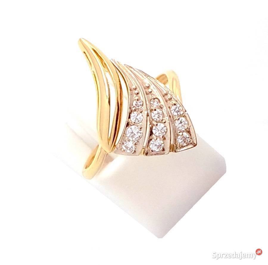 Pierścionek r12 Złoty pr585 Glamour Z727 Poznań
