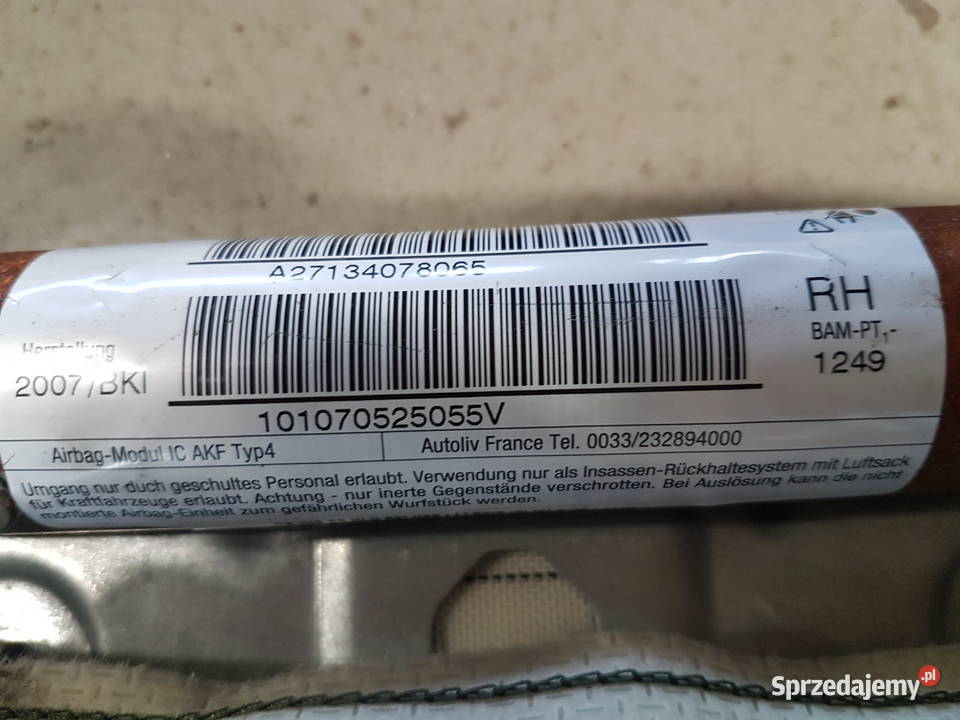 COOPER S LIFT R56 KURTYNA POWIETRZNA 7134078 wielkopolskie Turek