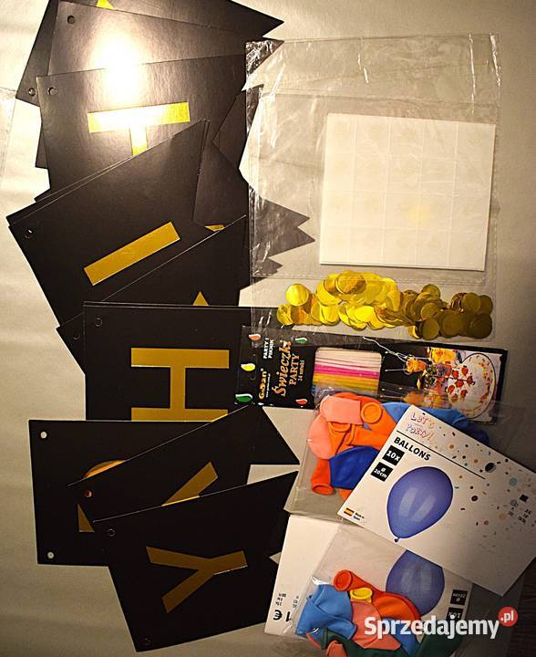 Zestaw dekoracyjny na 18 urodziny Chełmno sprzedam