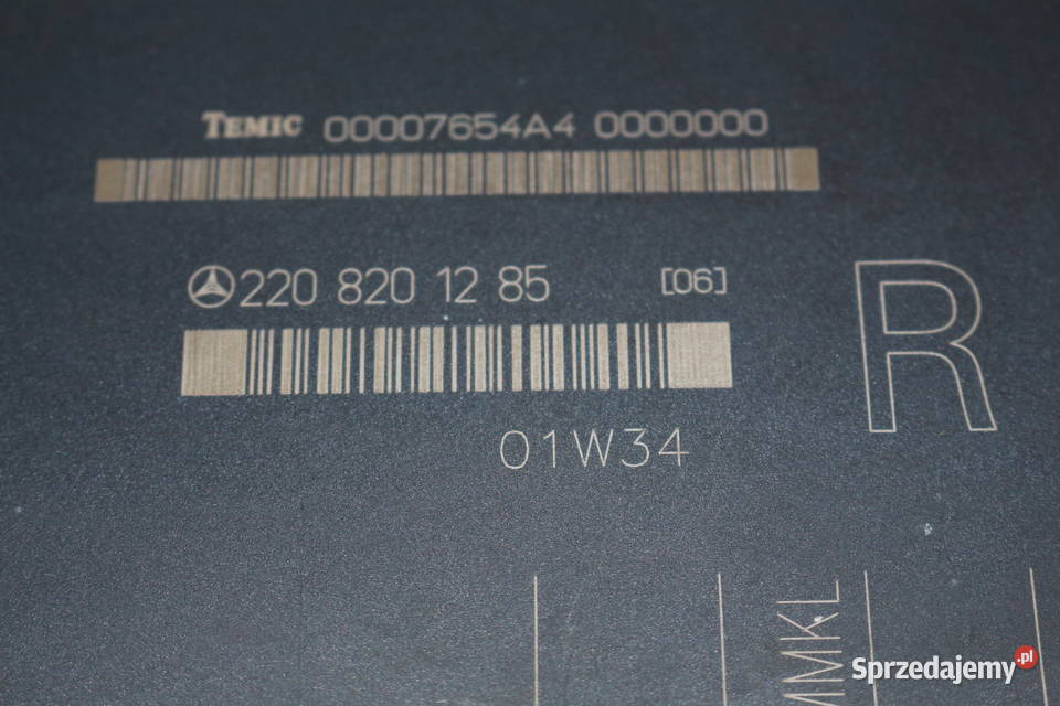 MERCEDES S KLASA W220 MODUŁ STEROWNIK FOTELA sprzedam