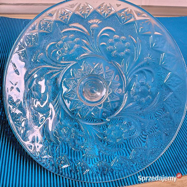 szklana patera Hortensja Bukowno