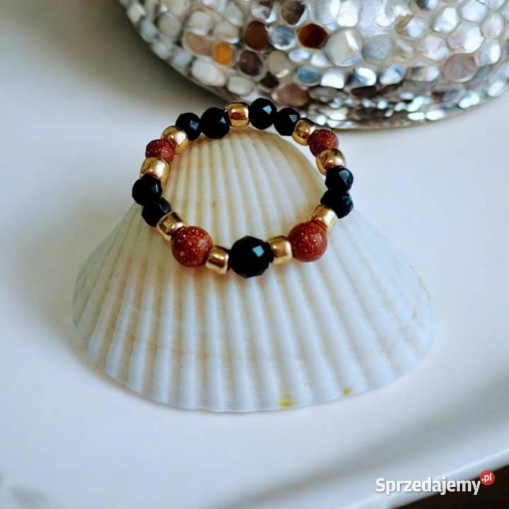 Pierścionek ochronny z Turmalinu Zgierz