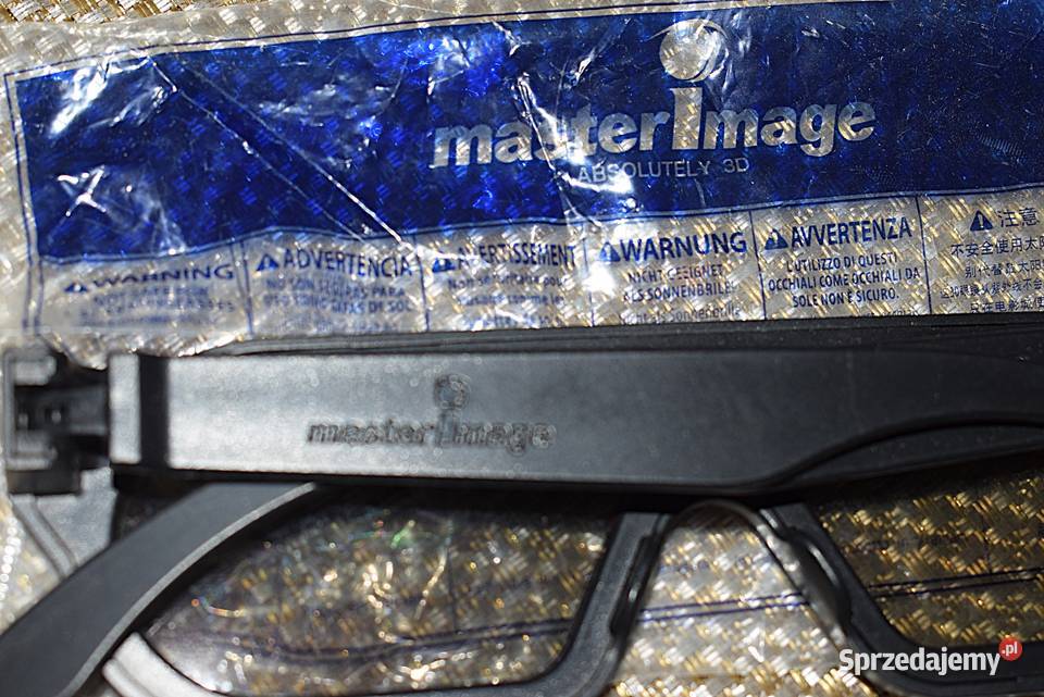 Okulary 3D Master Image nieużywane 4 sztuki w
