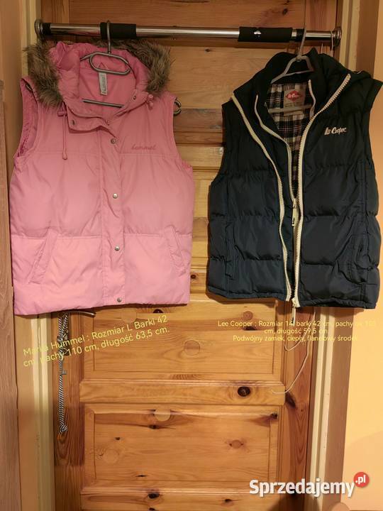 Odsprzedam super ocieplacze bezrękawniki Moda i Styl Wiercany