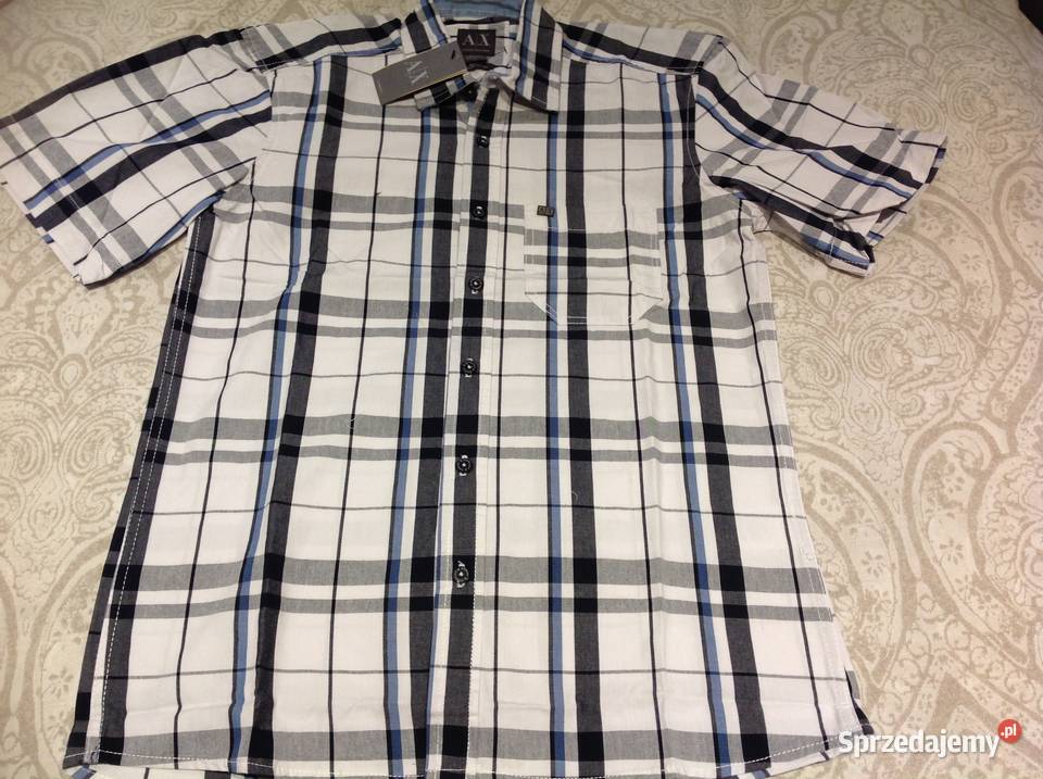 Koszulka w Krate Męska ARMANI EXCHANGE M NOWA Odzież codzienna Nowa Sól