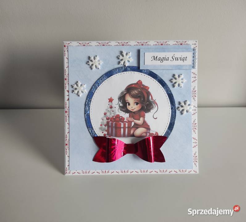 Kartka świąteczna ręcznie robione na Boże Rękodzieło
