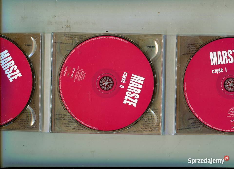 Stare Europejskie Marsze Wojskowe 3 Płyty CD sprzedam
