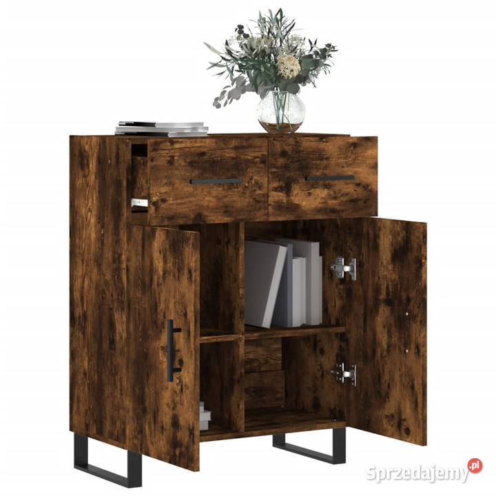 Szafka przydymiony dąb 695x34x90 materiał Szafki