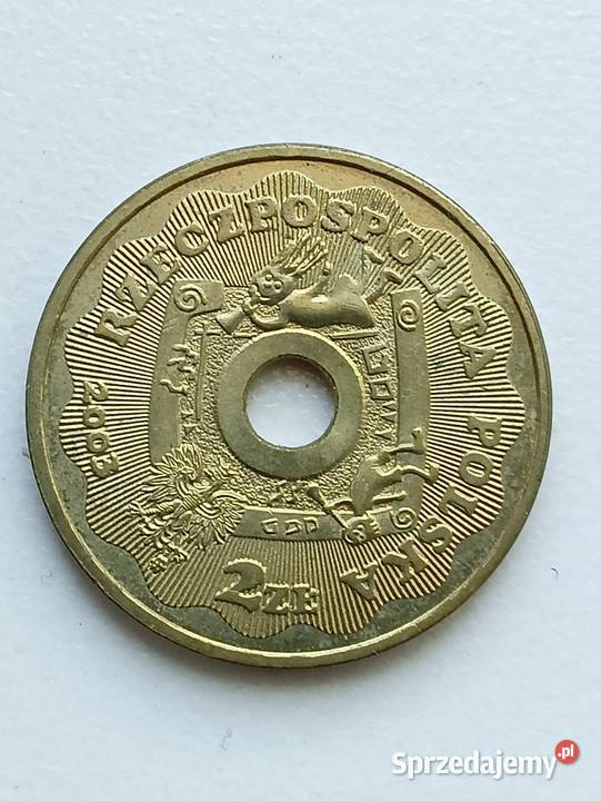 Moneta 10 lat Orkiestry świątecznej pomocy 2003 Szczecinek