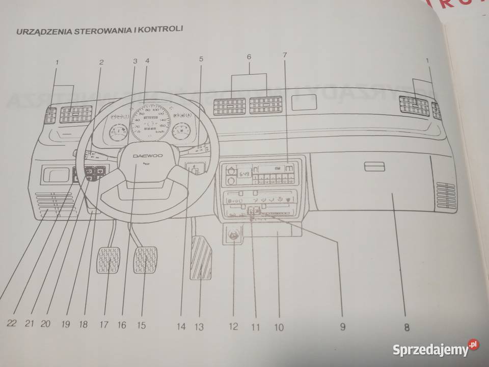 DAEWOO TICO Instrukcja książka serwisowa Etui Łódź