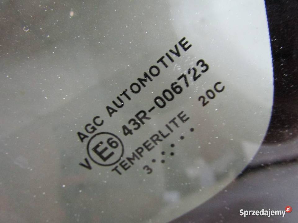 SZYBA KAROSERYJNA PRAWA TYLNA TYŁ SUZUKI SX4 osobowe