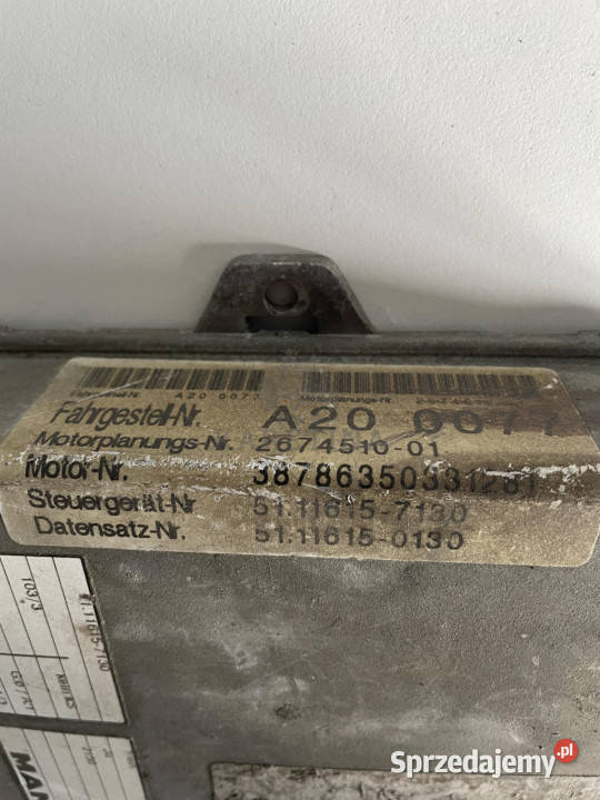 MAN sterownik silnika ECU 0281001521 51116157159 wielkopolskie Jastrzębniki