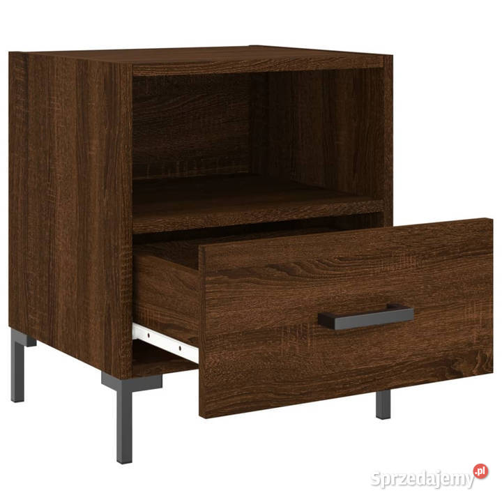 Szafki nocne 2 brązowy dąb 40x35x475 WM827451 mazowieckie Warszawa