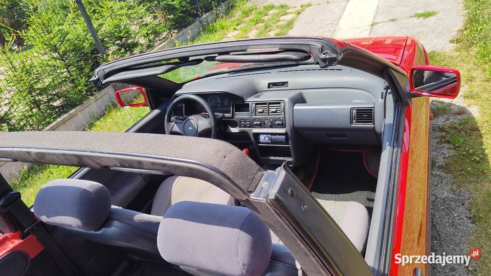 Ford Escort Cabrio 91 Żółte tablice Nowy Dach Będzin