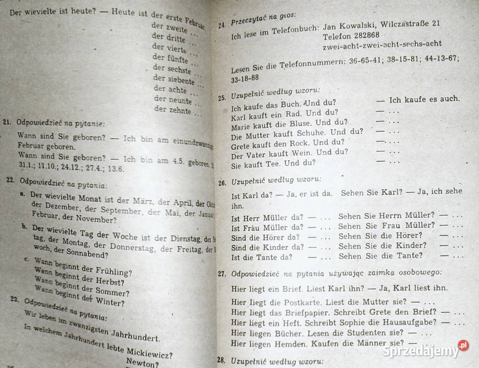 Uben Sie Mit Zbiór ćwiczeń niemiecki Barbara Chełm sprzedam