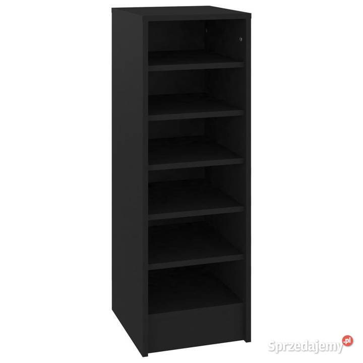 Szafka na buty czarna 315x35x90 materiał