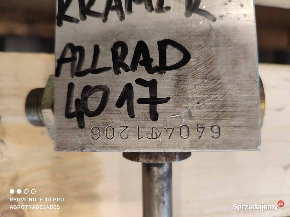 Rozdzielacz hydrauliczny Kramer Allrad 4017 Pozostałe Wilkowo sprzedam