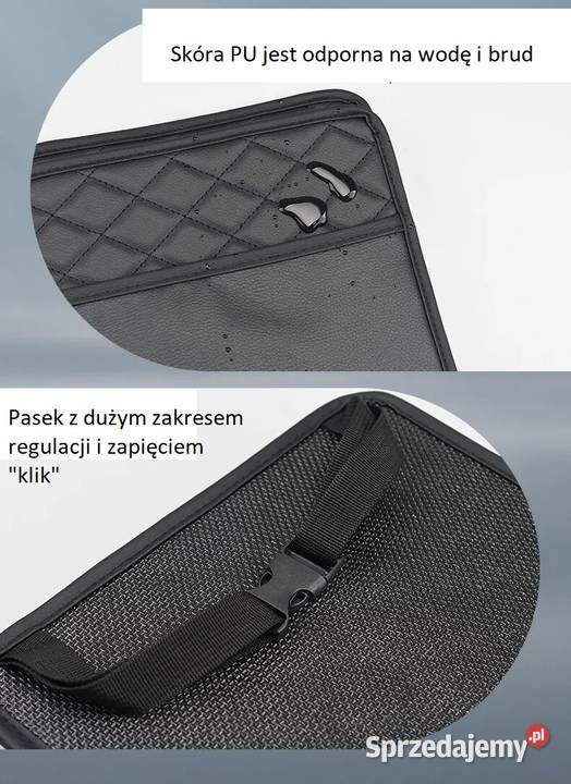 Organizer Samochodowy na Fotel Dwukomorowy Gadgety motoryzacyjne Sieradz sprzedam