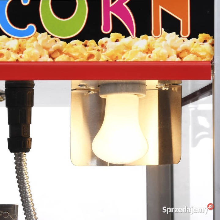 Maszyna do popcornu z teflonowym pojemnikiem