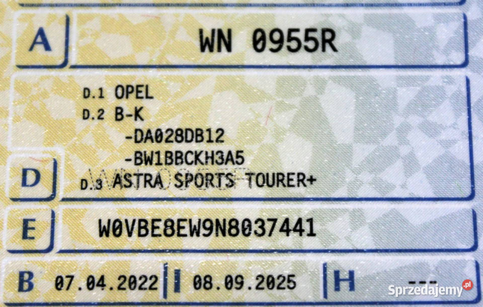 Opel Astra SalonPL FV23 Elegance 145 LED Sokołów