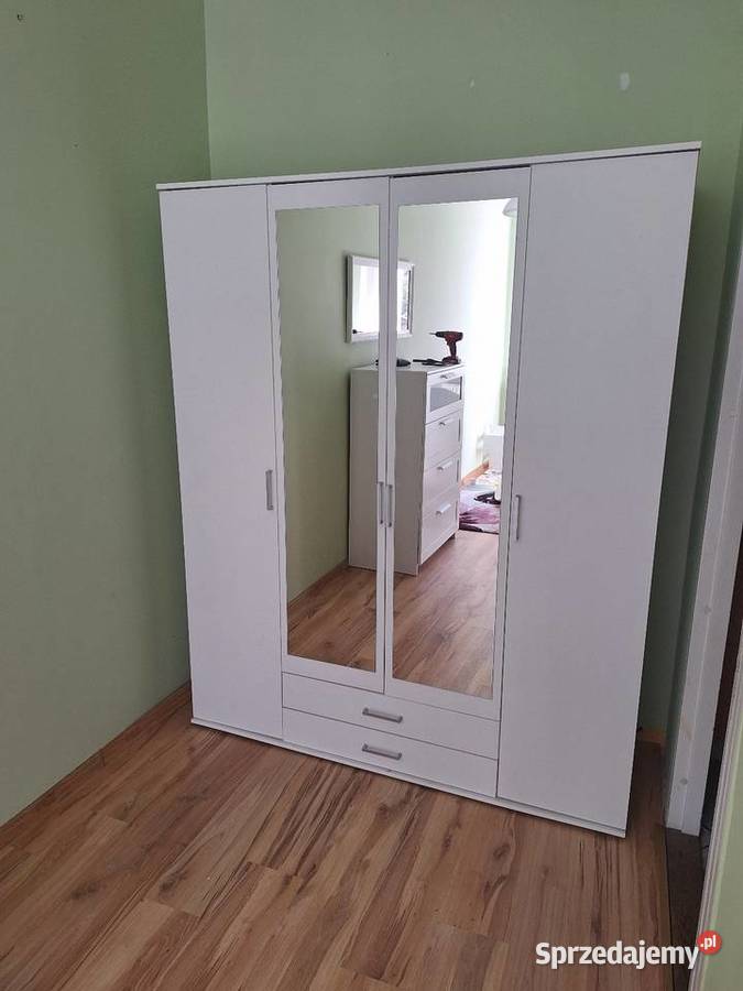 Szafa czterodrzwiowa biała 160 Poznań