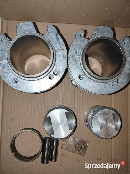 Cylindry nowe Dniepr MT K650 z nowymi tłokami Silniki i osprzęt