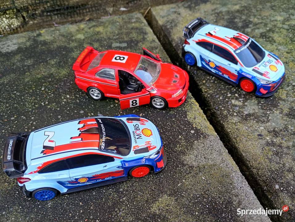 3X modele samochodów rajdowe zabawki 143 hyundai Warszawa