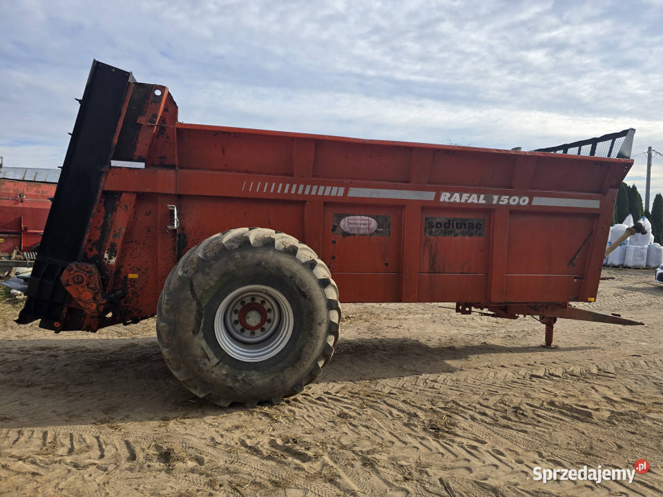 Rozrzutnik obornika SODIMAC RAFAL 1500 15 m3 Rolnictwo sprzedam