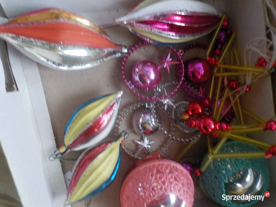 bombki z PRL ręcznie malowane kolekcjonera Warszawa