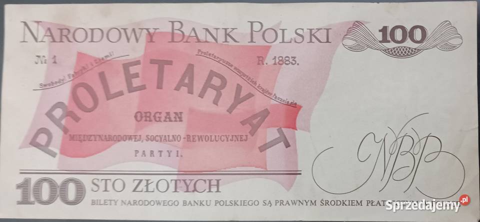 100 złotych 1XII1988 seria TK wielkopolskie Konin
