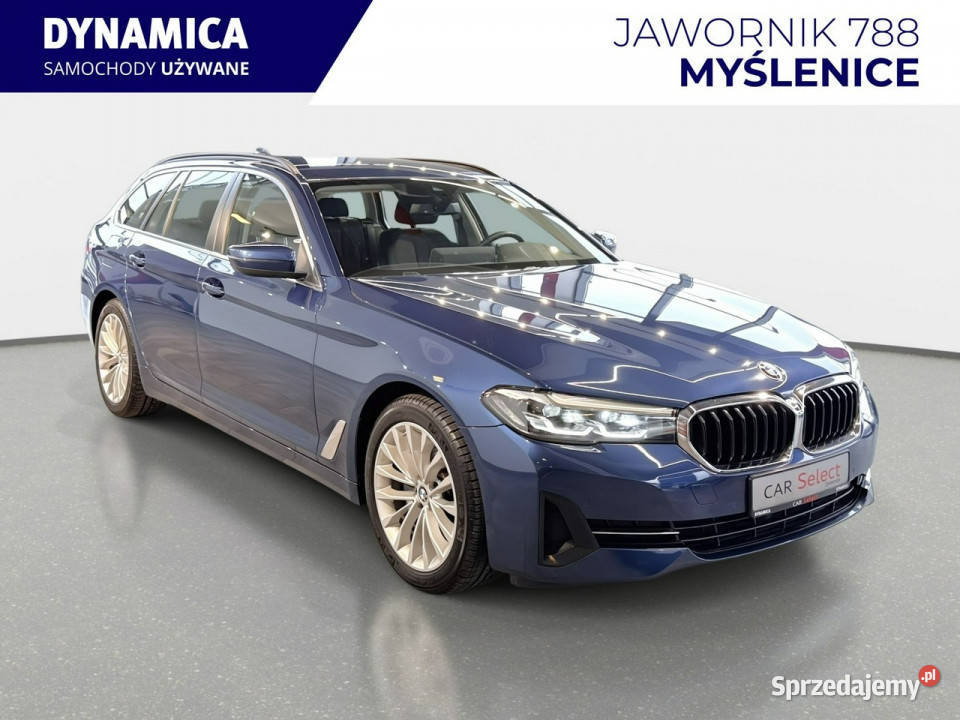 BMW 520 VAT 23 d Touring mHEV 190 automat 2021 r elektryczne lusterka Myślenice